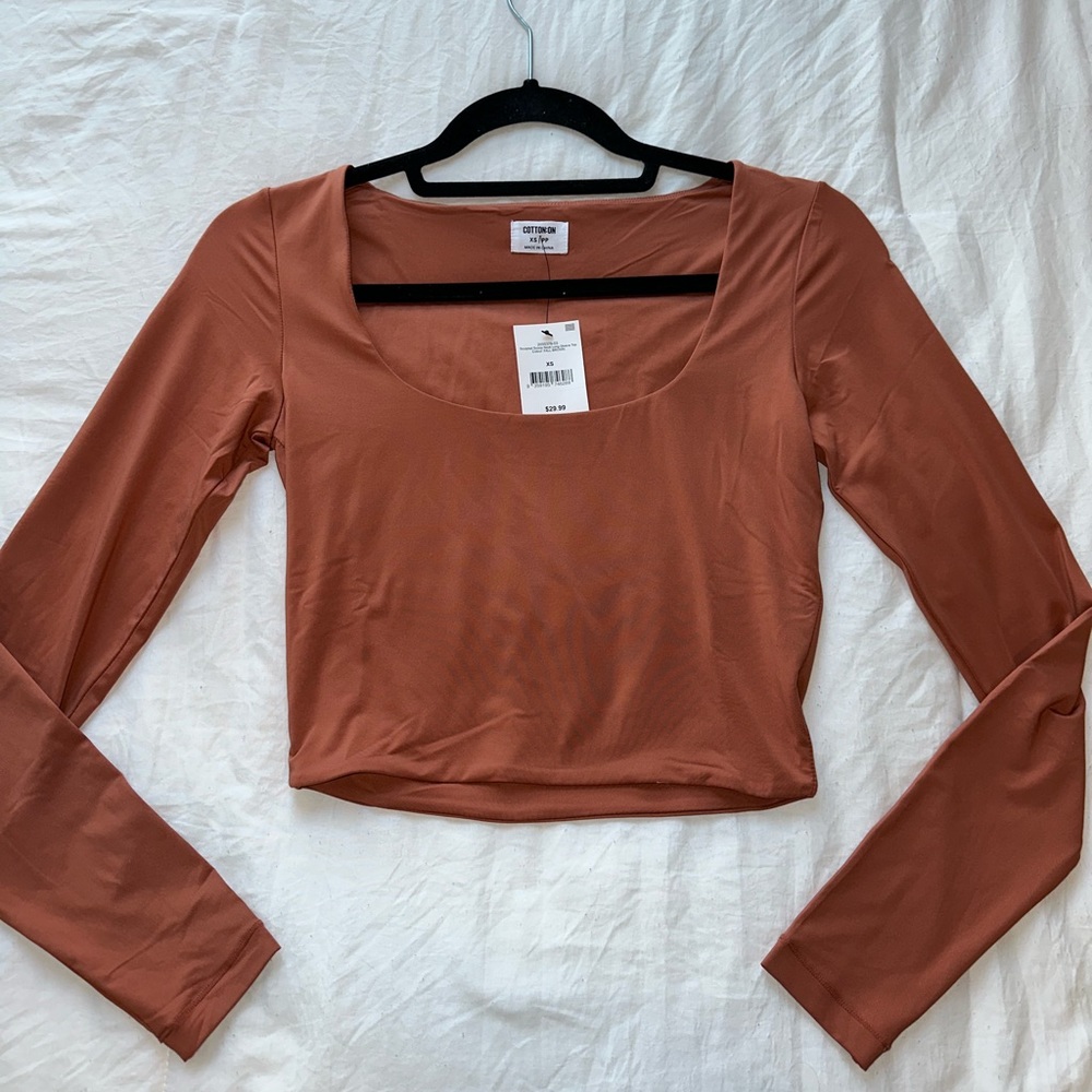 Cotton On scoop neck long sleeve